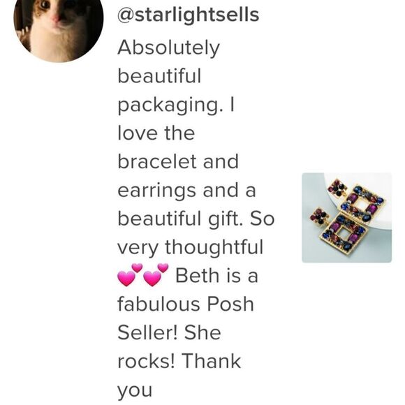 Golden Pastel Rhinestone Geometric Statement Earrings - Picture 4 of 11